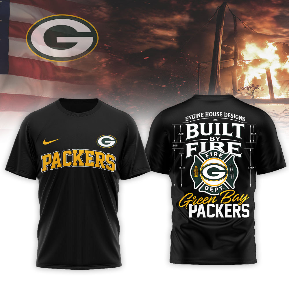 Green Bay Packers Premium NFL Built By Courage Game 3D Shirt TTH240575