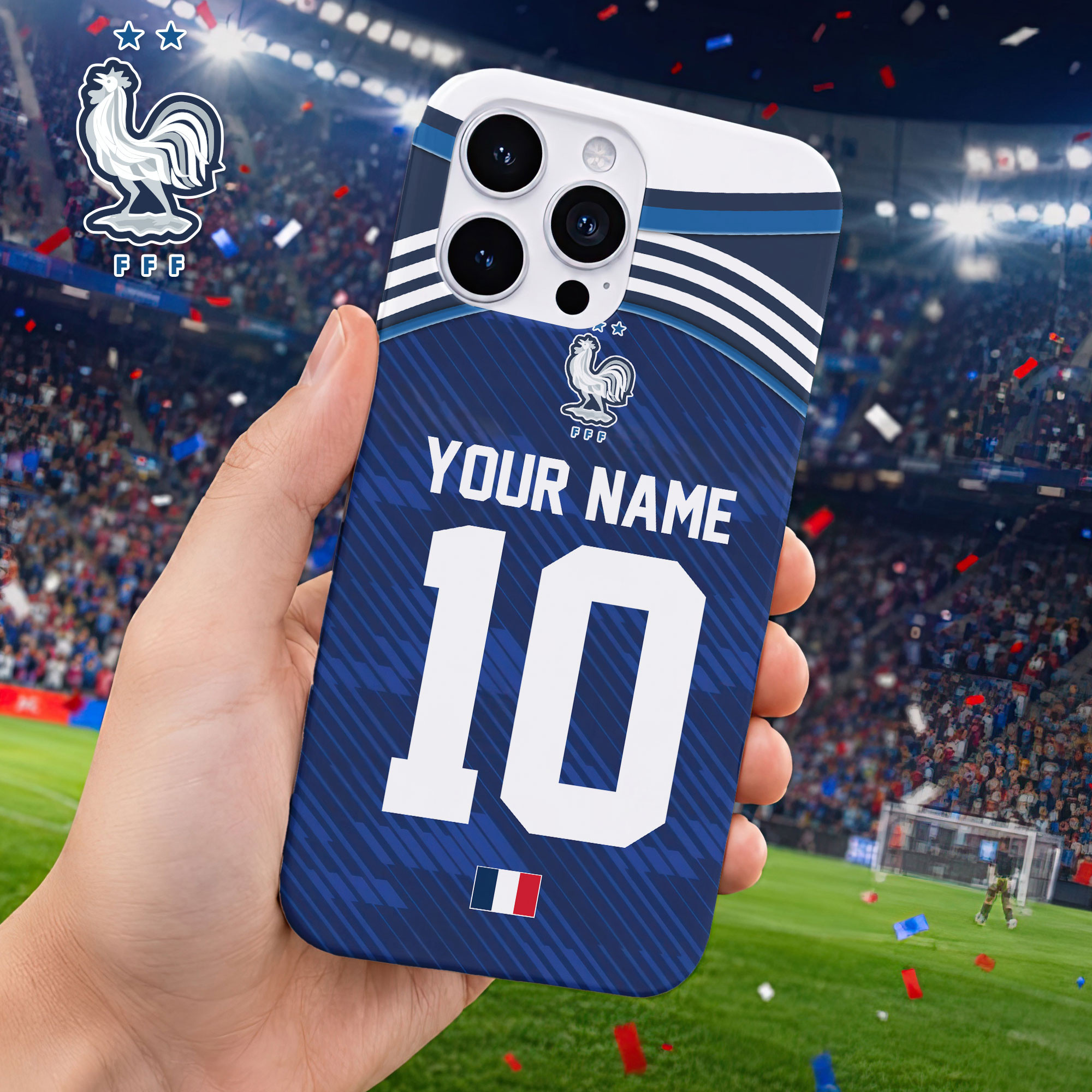 France Premium World Cup 2026 Game Day Custom Case TTH240569