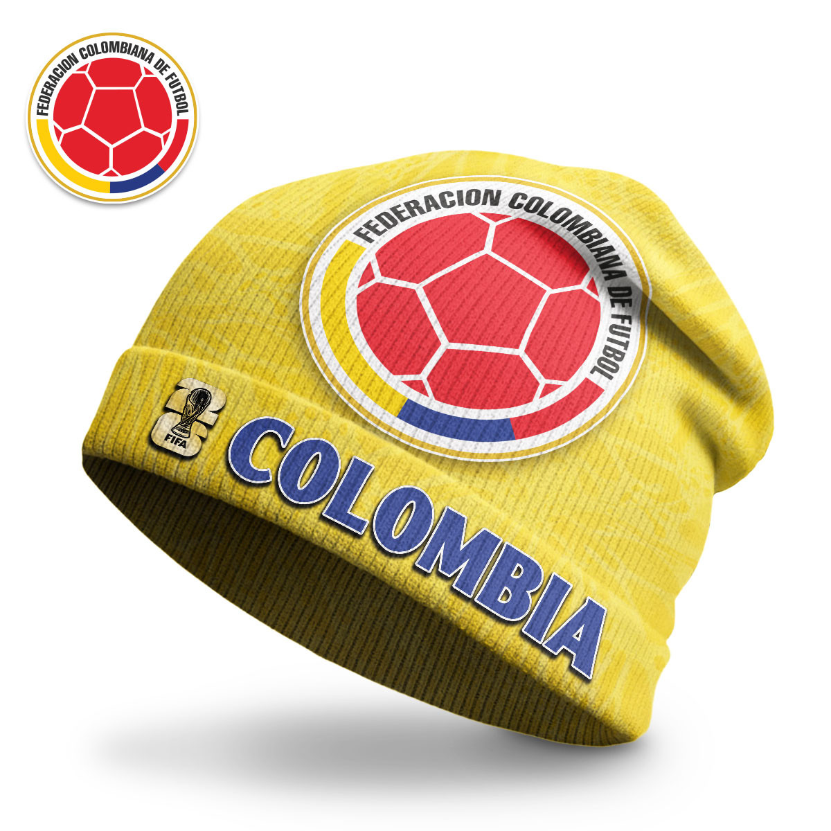 Colombia Premium World Cup 2026 Fever Winter Beanie Hat TTH240556