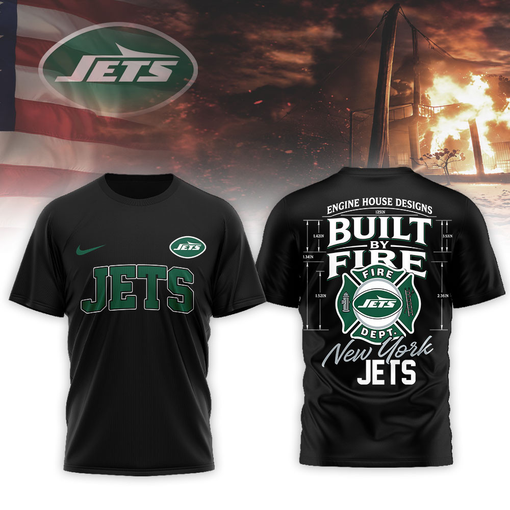 New York Jets Premium NFL Built By Courage Game 3D Shirt TTH240575