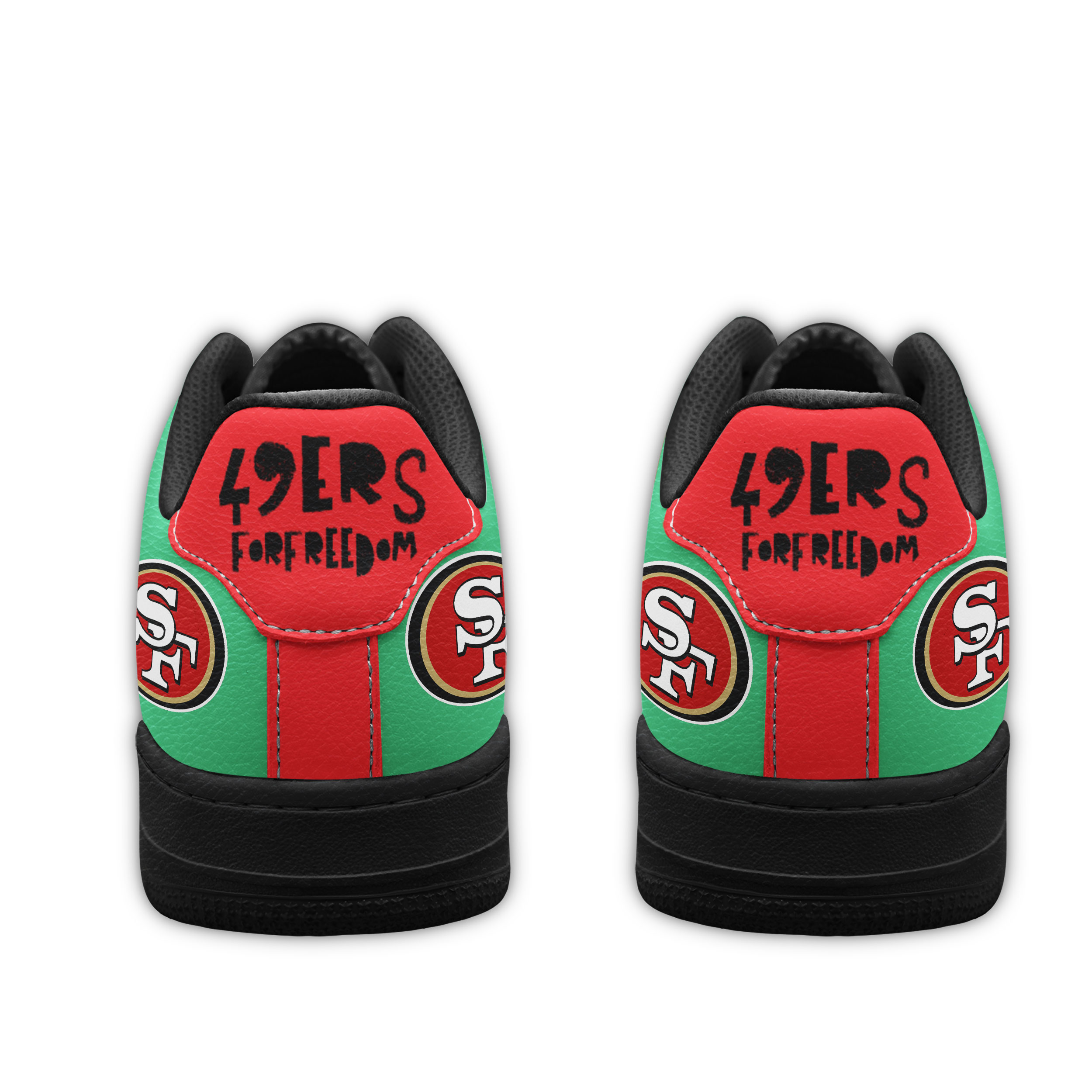 San Francisco 49ers Premium NFL Juneteenth AF1 Shoes TTH240557 - Image 2