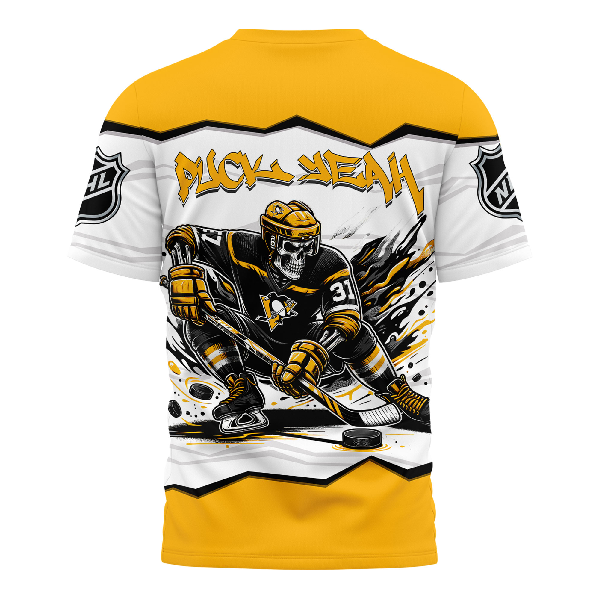 Pittsburgh Penguins Premium NHL Puck Yeah 3D Shirt TTH240562 - Image 2