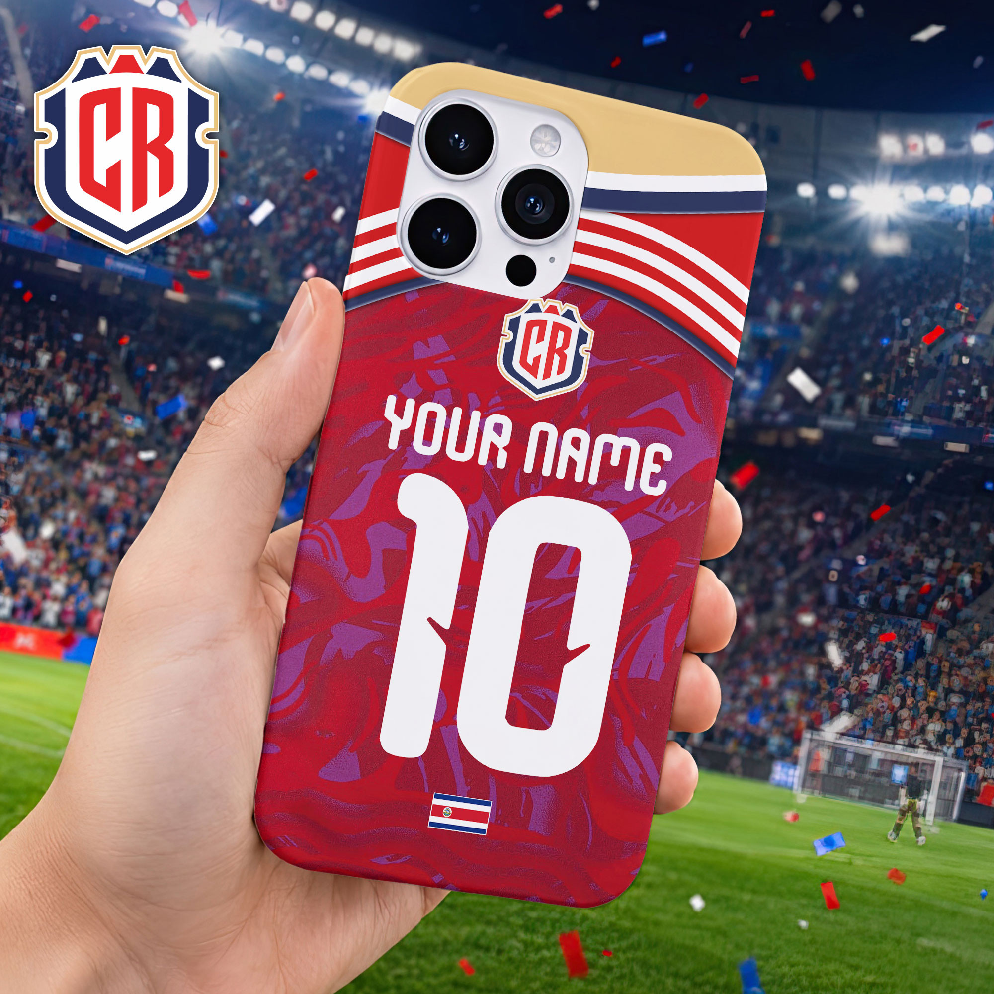 Costa Rica Premium World Cup 2026 Game Day Custom Case TTH240569