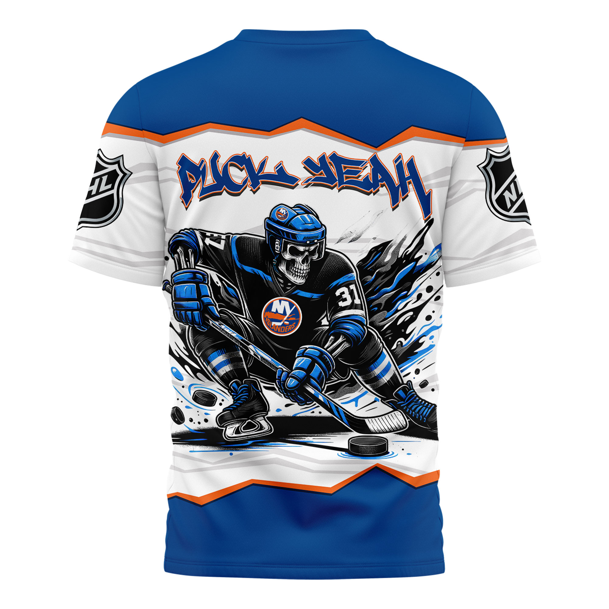 New York Islanders Premium NHL Puck Yeah 3D Shirt TTH240562 - Image 2