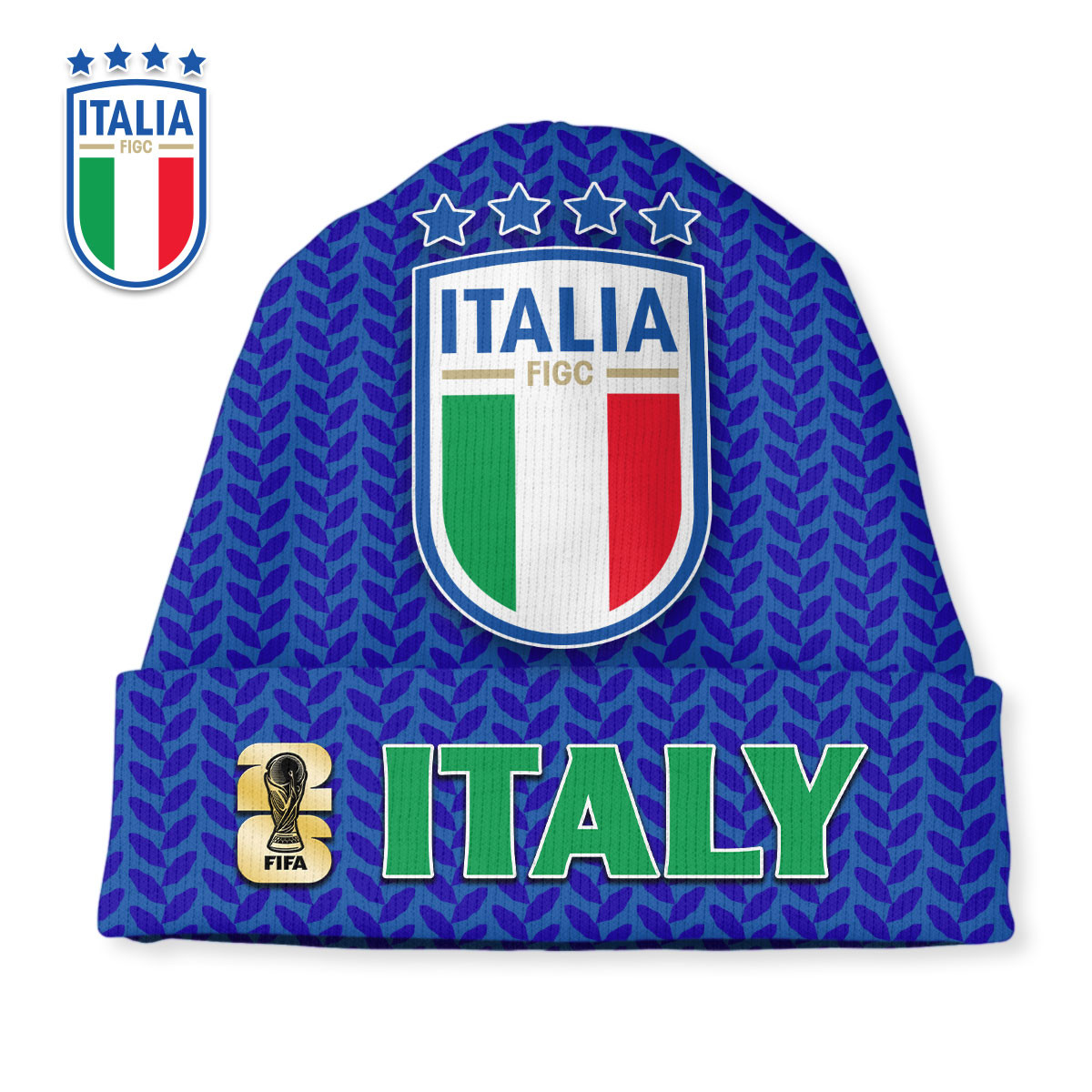 Italy Premium World Cup 2026 Fever Winter Beanie Hat TTH240556 - Image 2