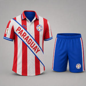 Paraguay Premium World Cup 2026 Hawaii Short Set TTH240572