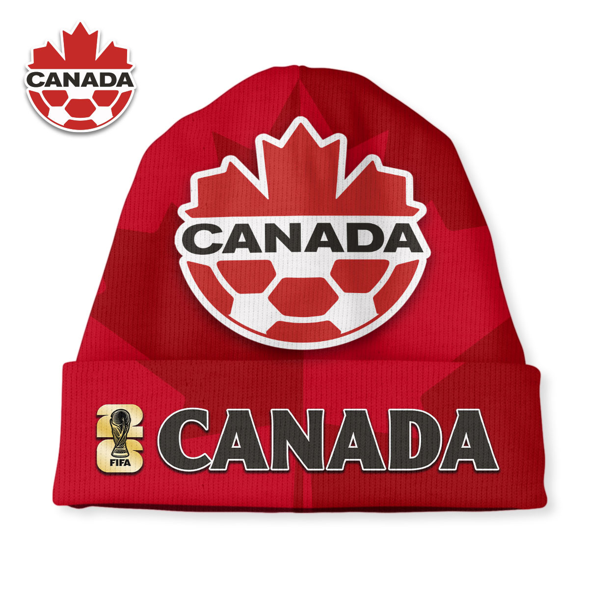 Canada Premium World Cup 2026 Fever Winter Beanie Hat TTH240556 - Image 2