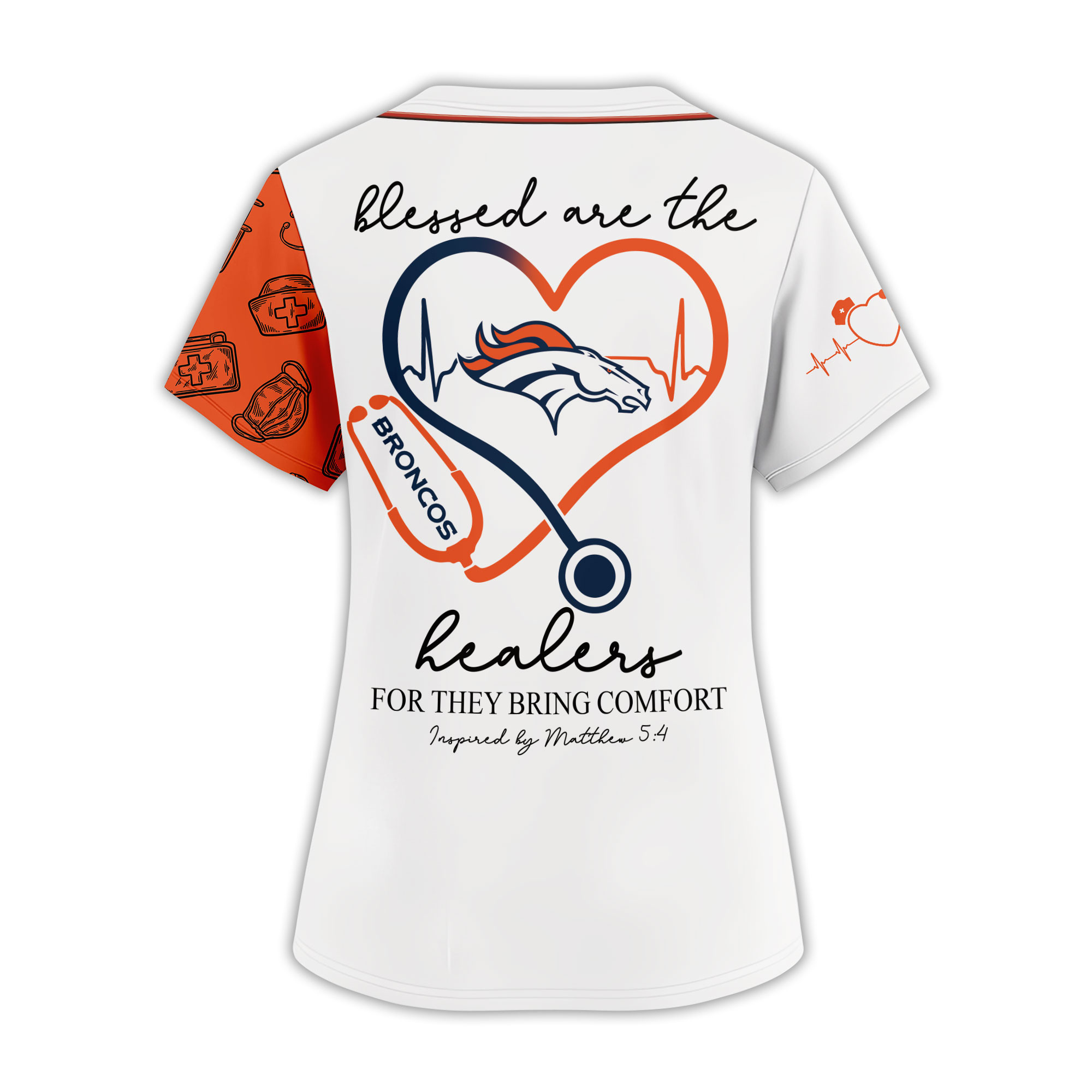 Denver Broncos Premium NFL Faith Hope Healing Shirt TTH240558 - Image 2