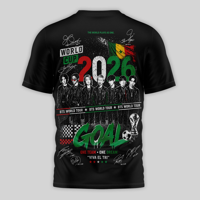 Senegal Premium World Cup 2026 x BTS 3D T-Shirt TTH240565 - Image 3