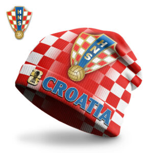 Croatia Premium World Cup 2026 Fever Winter Beanie Hat TTH240556