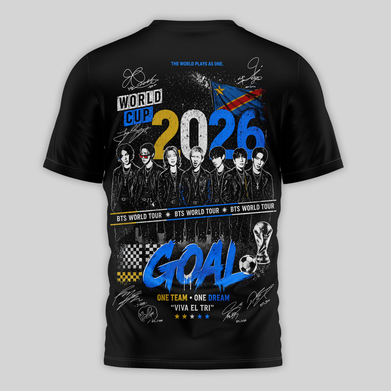 USA Premium World Cup 2026 x BTS 3D T-Shirt TTH240565 - Image 3