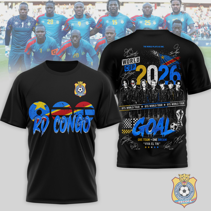USA Premium World Cup 2026 x BTS 3D T-Shirt TTH240565 - Image 2