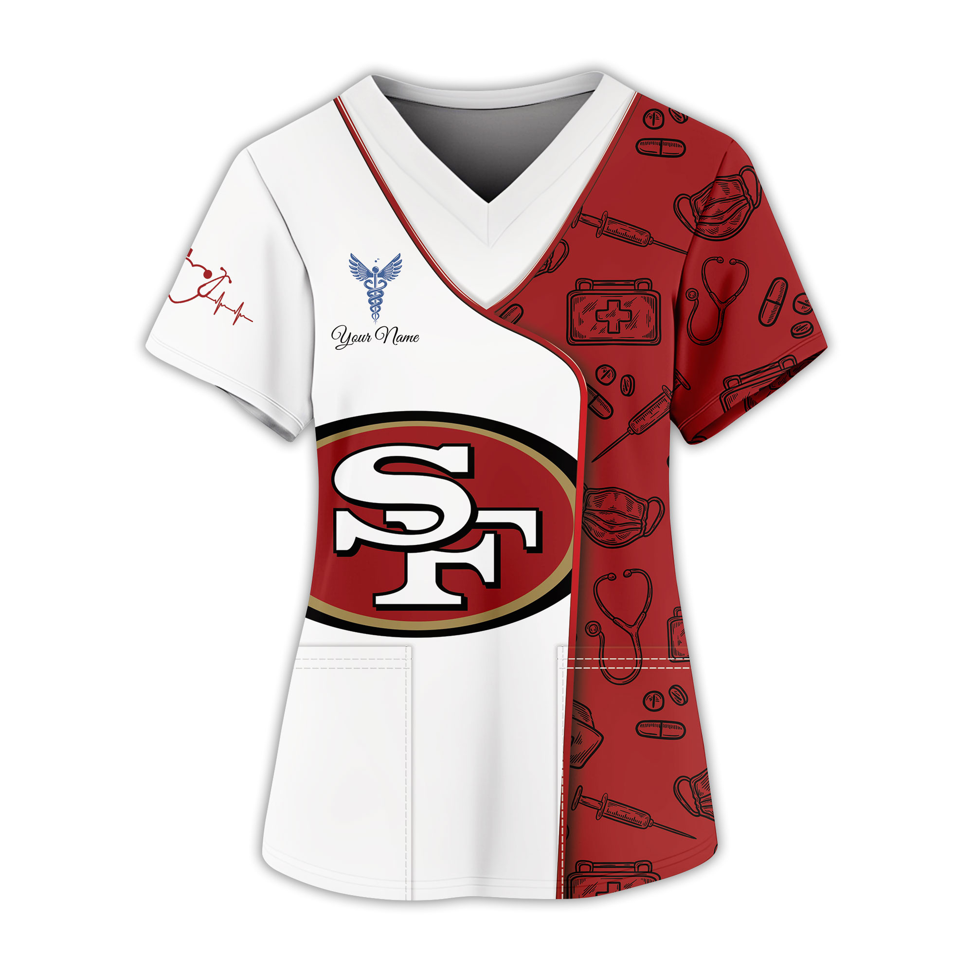 San Francisco 49ers Premium NFL Faith Hope Healing Shirt TTH240558