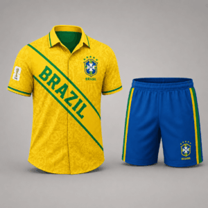 Brazil Premium World Cup 2026 Hawaii Short Set TTH240572