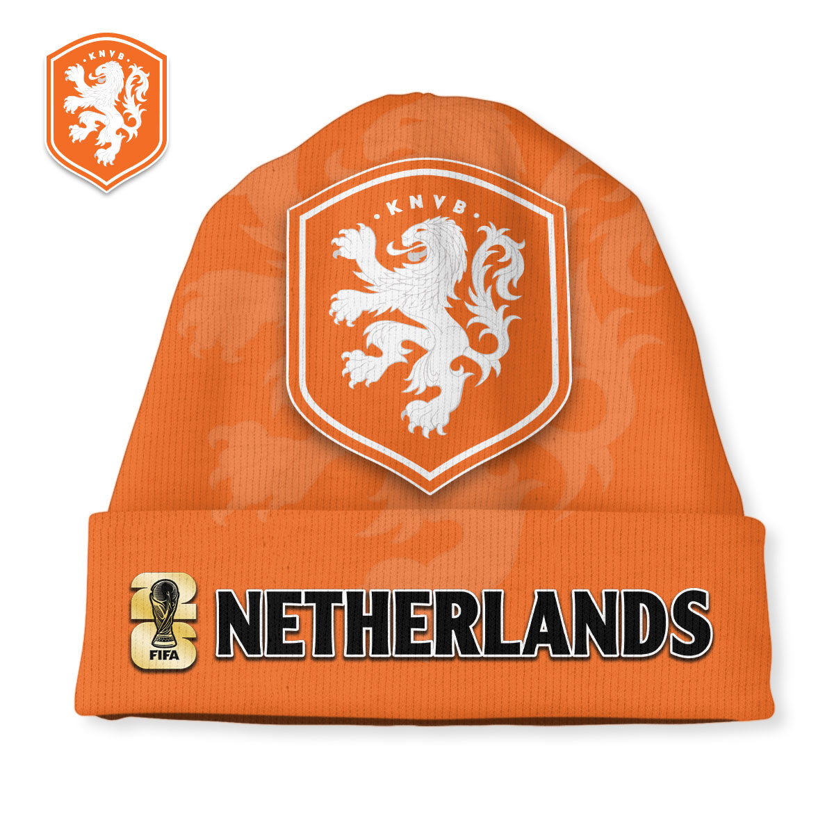 Netherlands Premium World Cup 2026 Fever Winter Beanie Hat TTH240556 - Image 2