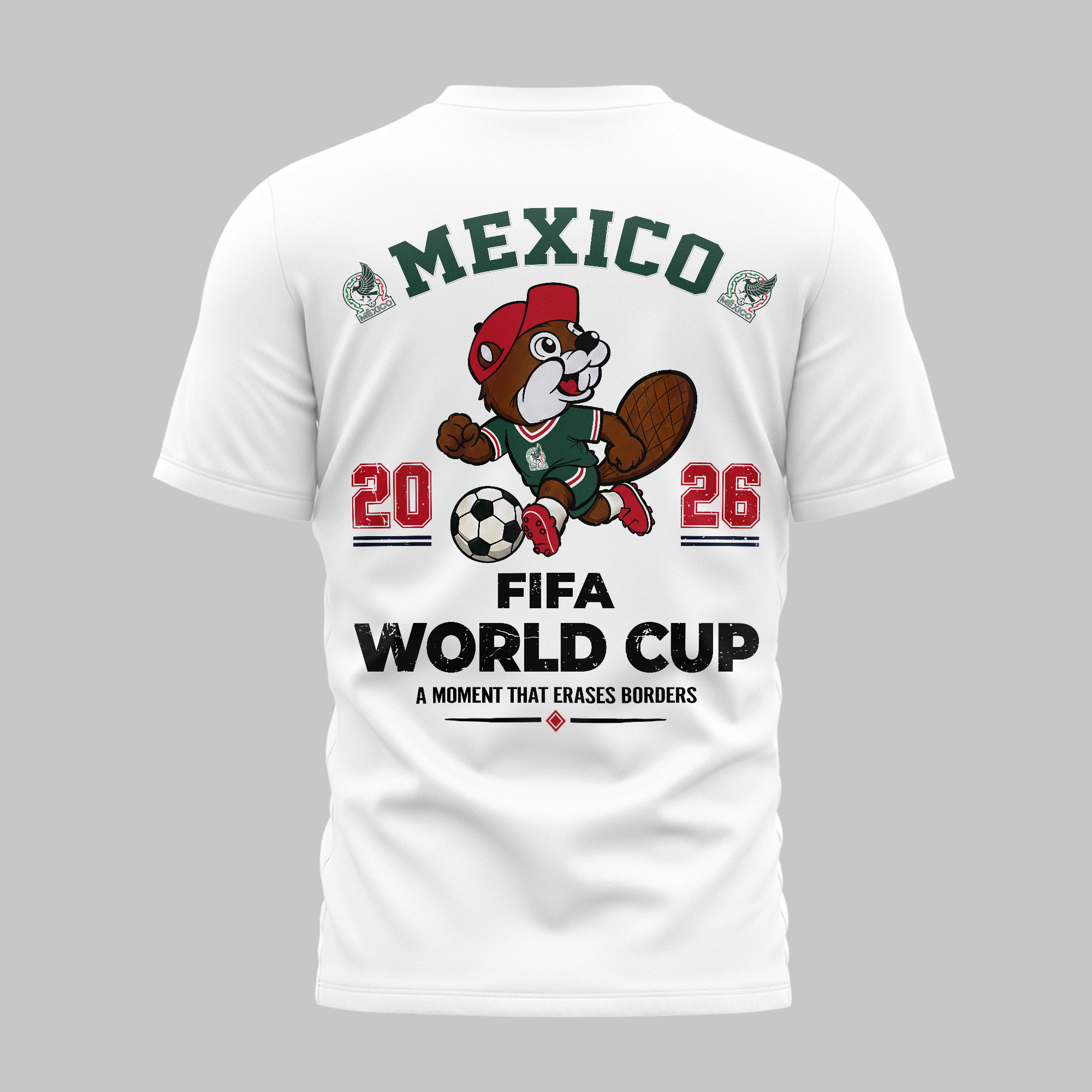 Mexico | Premium World Cup 2026 Golden Trophy 3D Shirt TTH240581 - Image 4