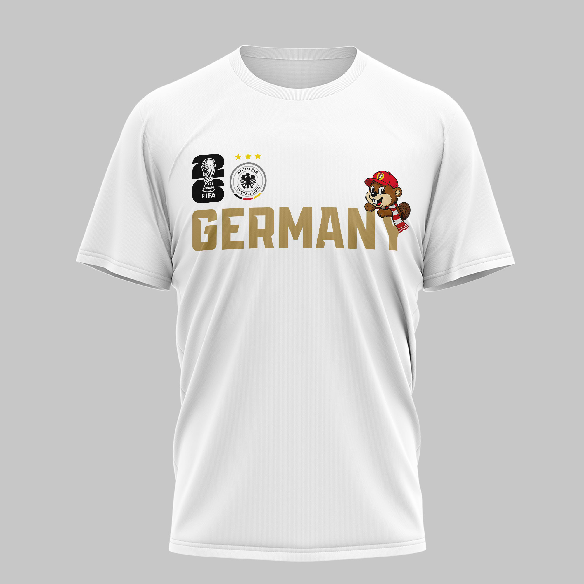 Germany | Premium World Cup 2026 Golden Trophy 3D Shirt TTH240581 - Image 3