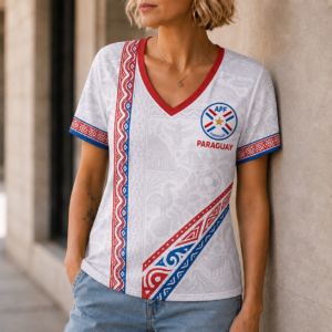 Paraguay | Premium World Cup 2026 Nation Pride Women’s V-neck TTH240585