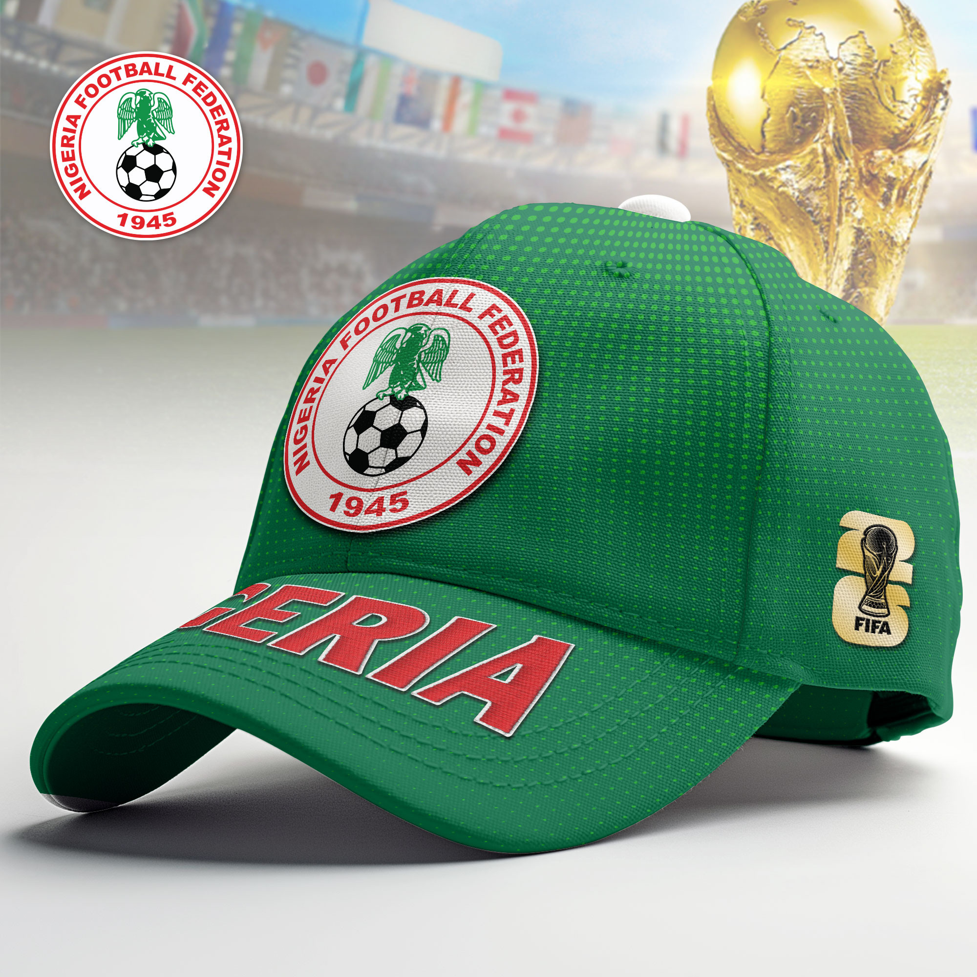 Nigeria | Premium World Cup 2026 Stadium Energy Cap TTH240583 - Image 2
