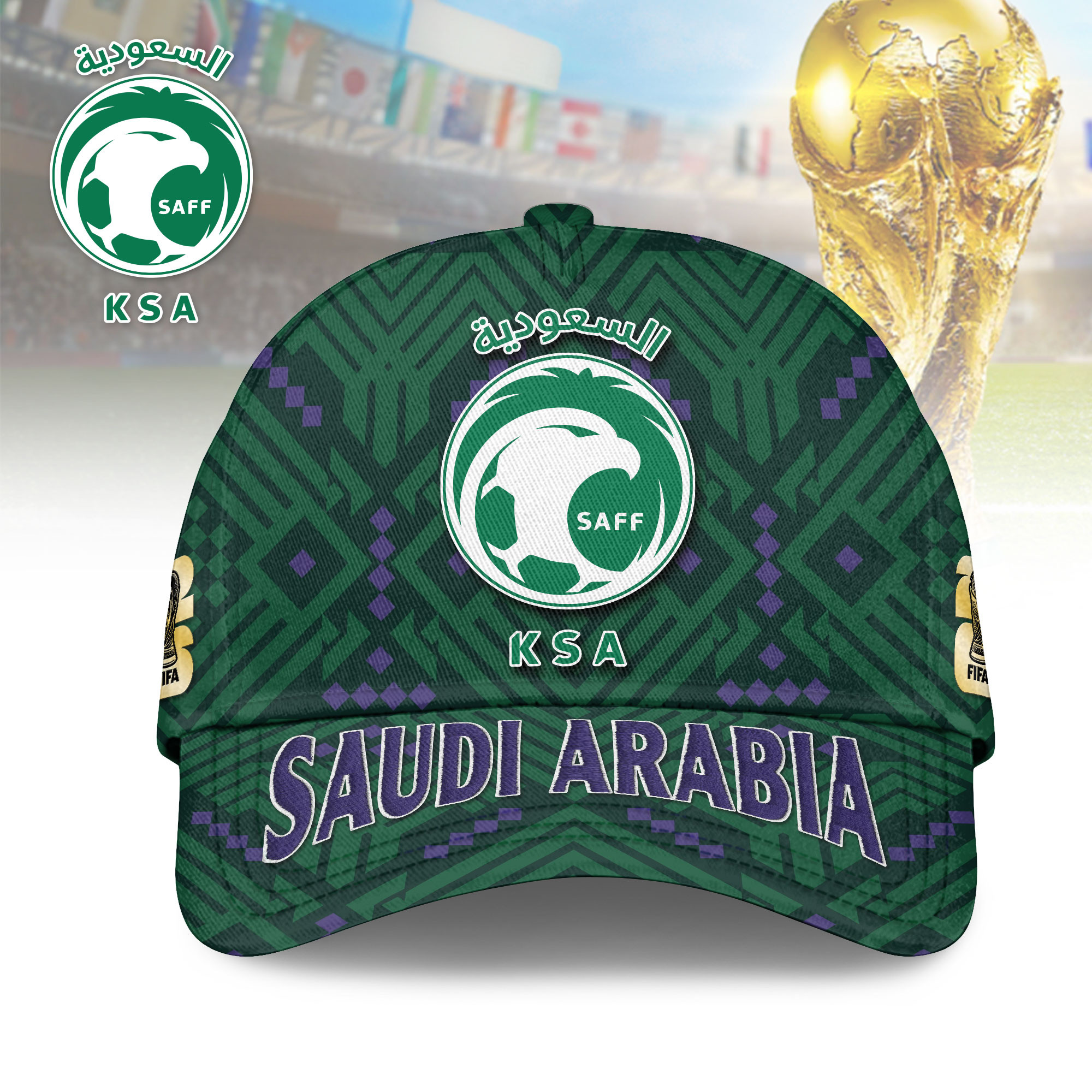 Saudi Arabia | Premium World Cup 2026 Stadium Energy Cap TTH240583