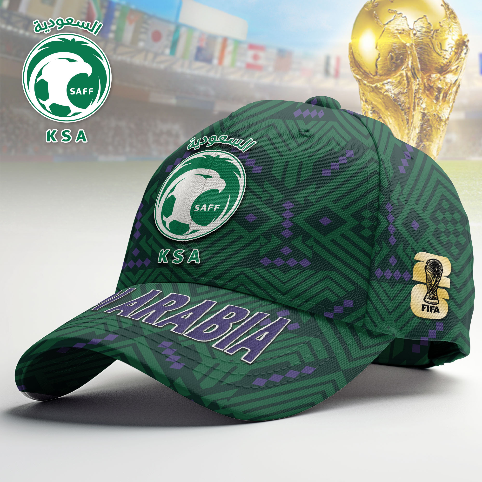 Saudi Arabia | Premium World Cup 2026 Stadium Energy Cap TTH240583 - Image 2
