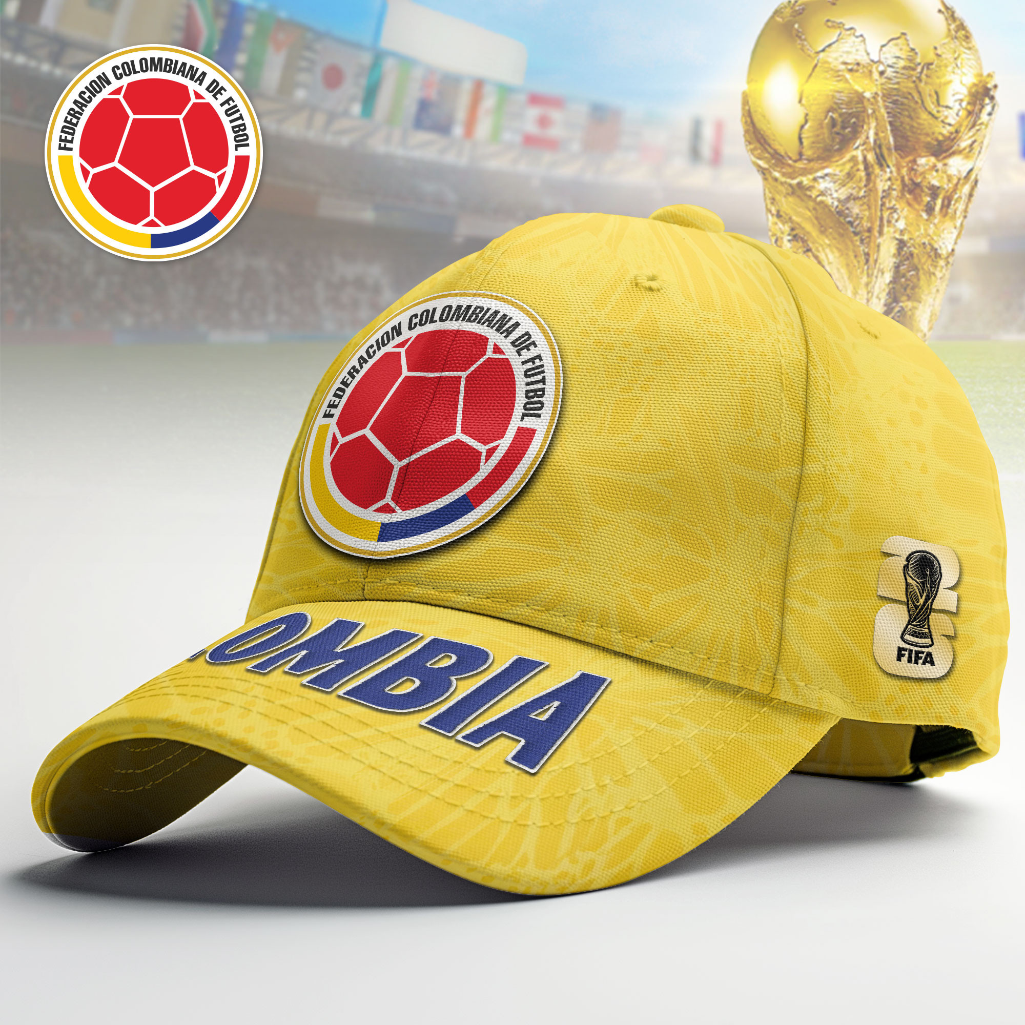 Colombia | Premium World Cup 2026 Stadium Energy Cap TTH240583 - Image 2