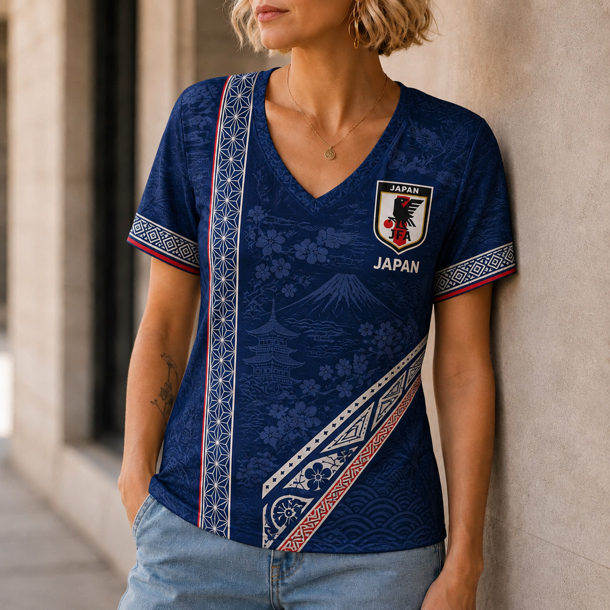 Japan | Premium World Cup 2026 Nation Pride Women’s V-neck TTH240585