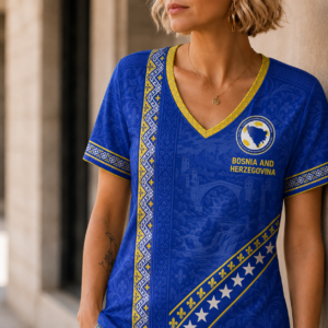 Bosnia and Herzegovina | Premium World Cup 2026 Nation Pride Women’s V-neck TTH240585