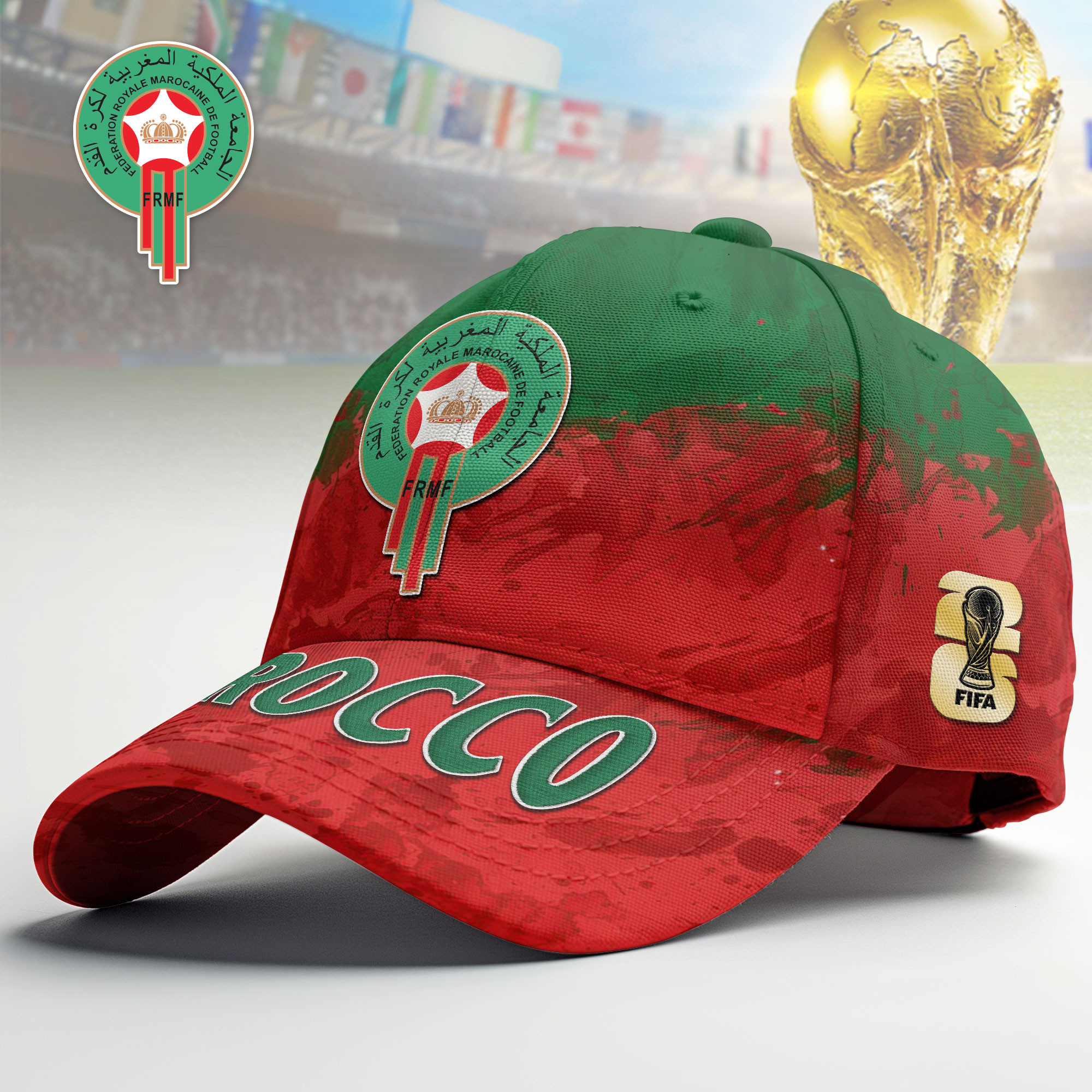 Morocco | Premium World Cup 2026 Stadium Energy Cap TTH240583 - Image 2