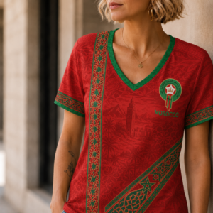 Morocco | Premium World Cup 2026 Nation Pride Women’s V-neck TTH240585