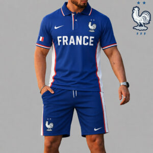 France | Premium World Cup 2026 Polo And Short Set TTH240586