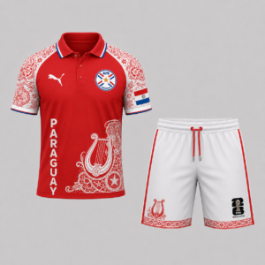 Paraguay | Premium World Cup 2026 Polo Short Set TTH240593