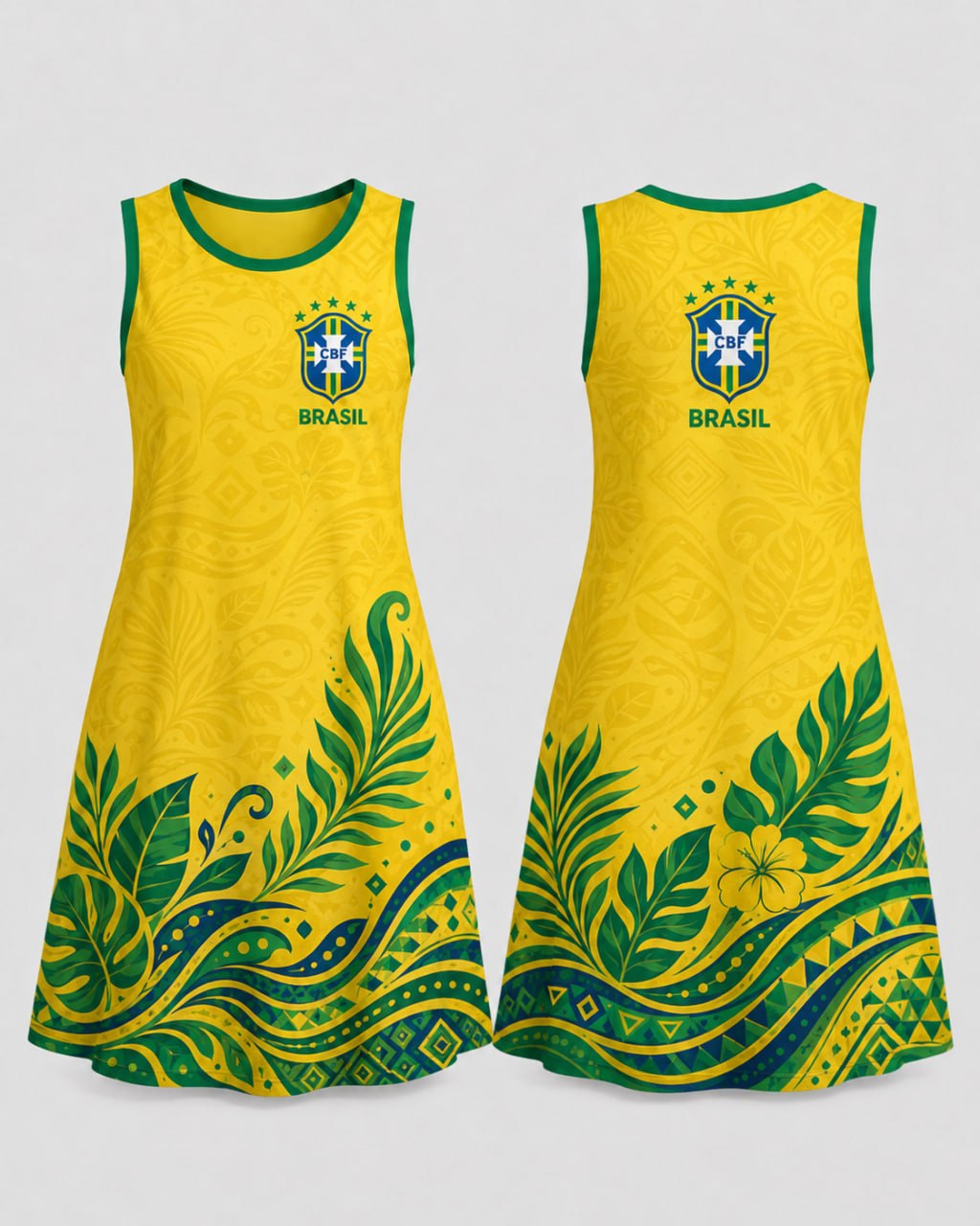 Brazil | Premium World Cup 2026 Heritage Women Dress TTH240587