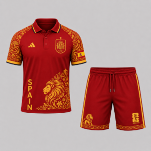 Spain | Premium World Cup 2026 Polo Short Set TTH240593