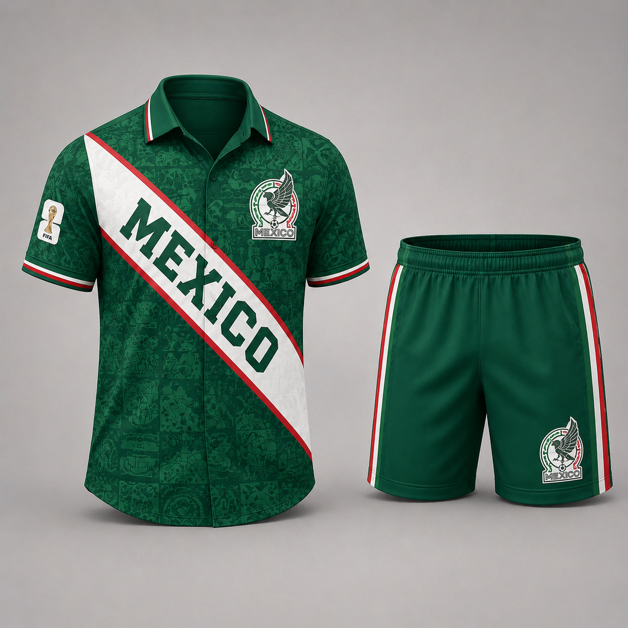 Mexico | Premium World Cup 2026 Hawaii Short Set TTH240572