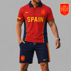Spain | Premium World Cup 2026 Polo And Short Set TTH240586