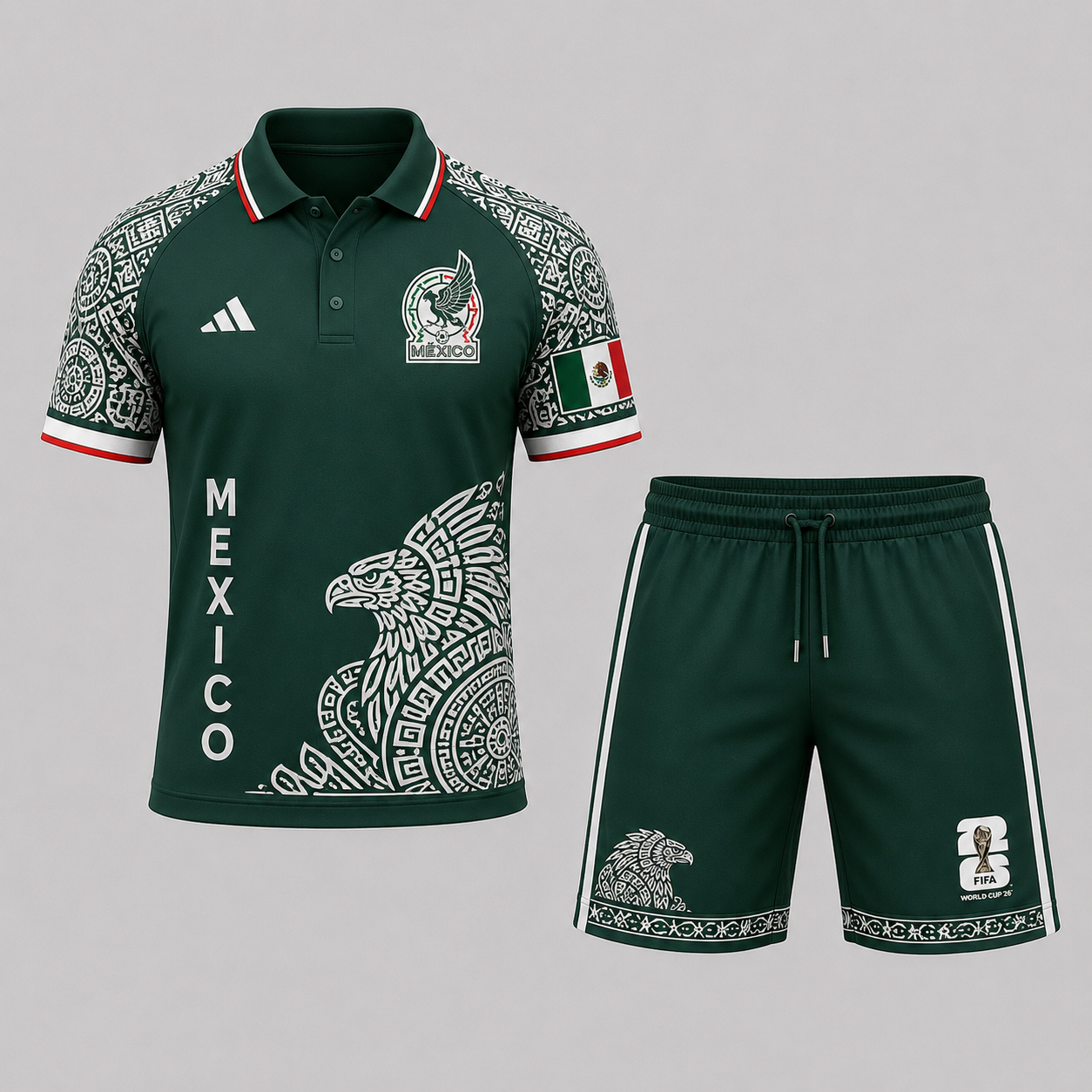 Mexico | Premium World Cup 2026 Polo Short Set TTH240593