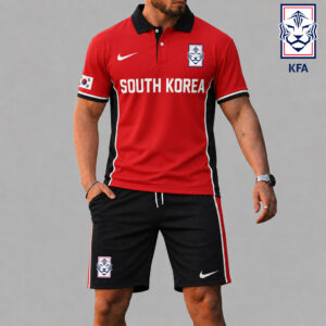 South Korea | Premium World Cup 2026 Polo And Short Set TTH240586