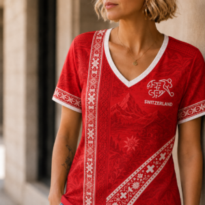 Switzerland | Premium World Cup 2026 Nation Pride Women’s V-neck TTH240585