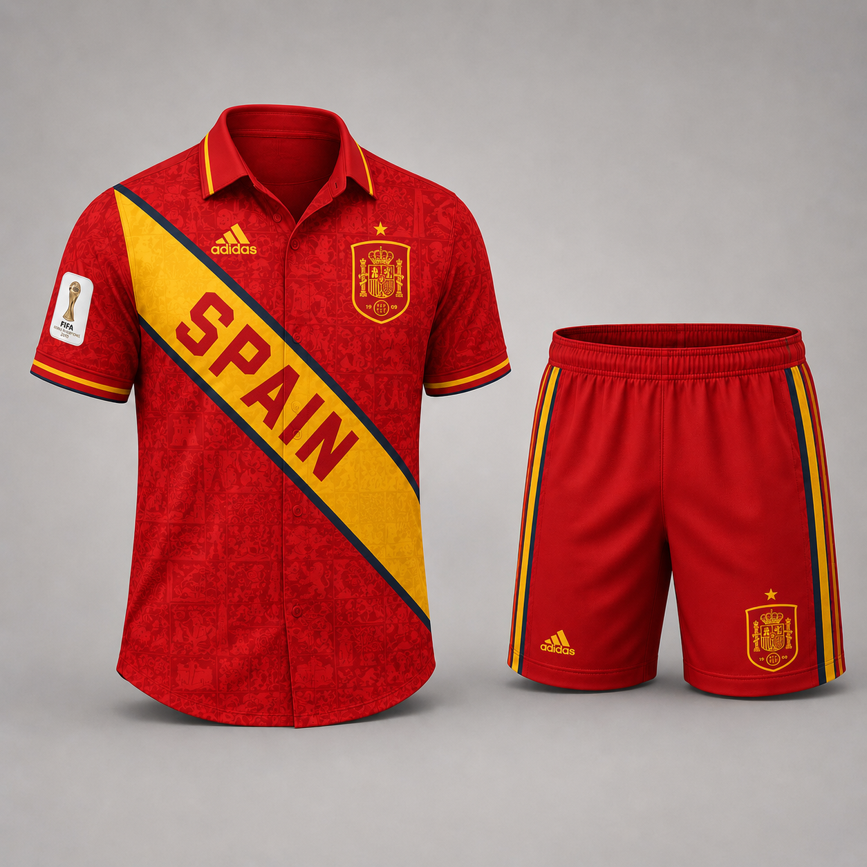 Spain | Premium World Cup 2026 Hawaii Short Set TTH240572