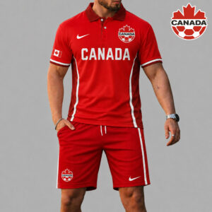 Canada | Premium World Cup 2026 Polo And Short Set TTH240586