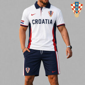 Croatia | Premium World Cup 2026 Polo And Short Set TTH240586