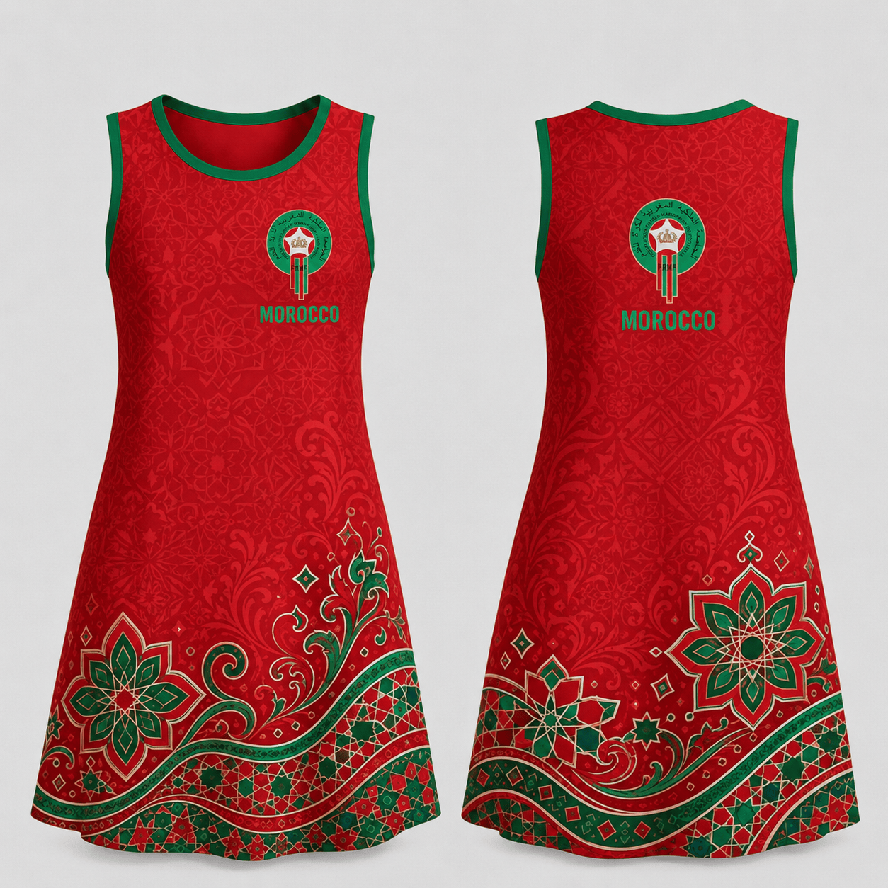 Morocco | Premium World Cup 2026 Heritage Women Dress TTH240587