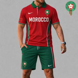 Morocco | Premium World Cup 2026 Polo And Short Set TTH240586