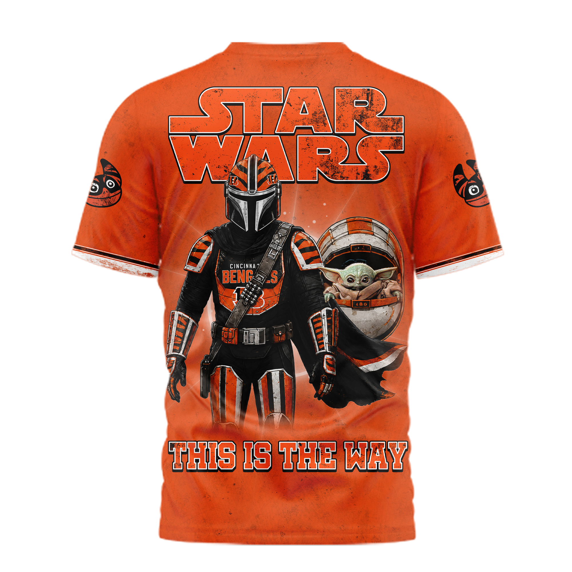 Cincinnati Bengals | Premium NFL This Is The Way Star Wars 3D Shirt TTH240588