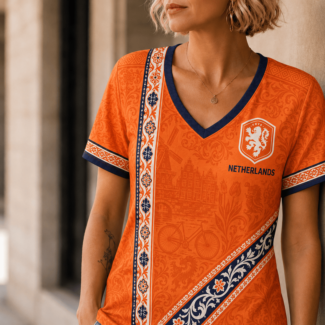 Netherlands | Premium World Cup 2026 Nation Pride Women’s V-neck TTH240585