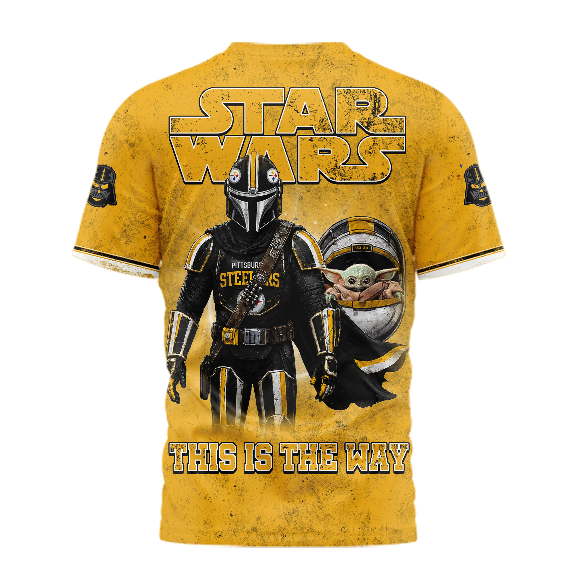 Pittsburgh Steelers | Premium NFL This Is The Way Star Wars 3D Shirt TTH240588 - Image 2