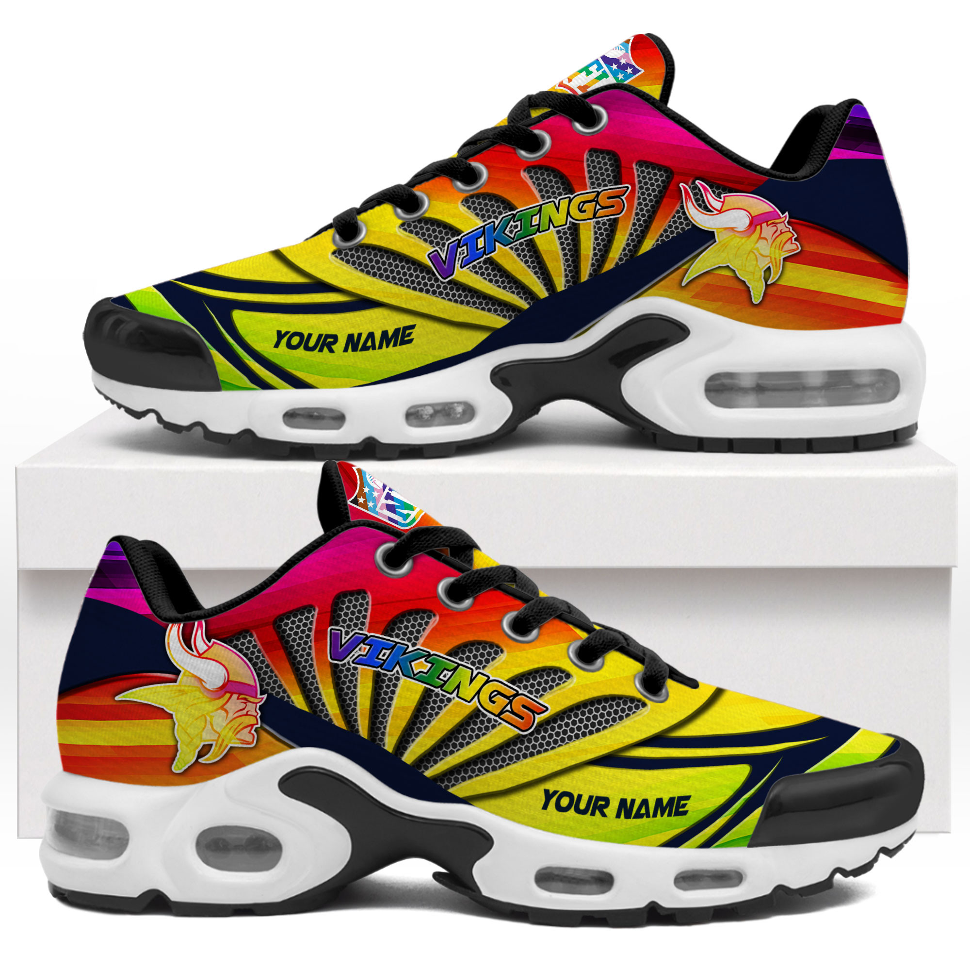 Minnesota Vikings x Premium NFL Pride Month Air Max Shoes TTH260503