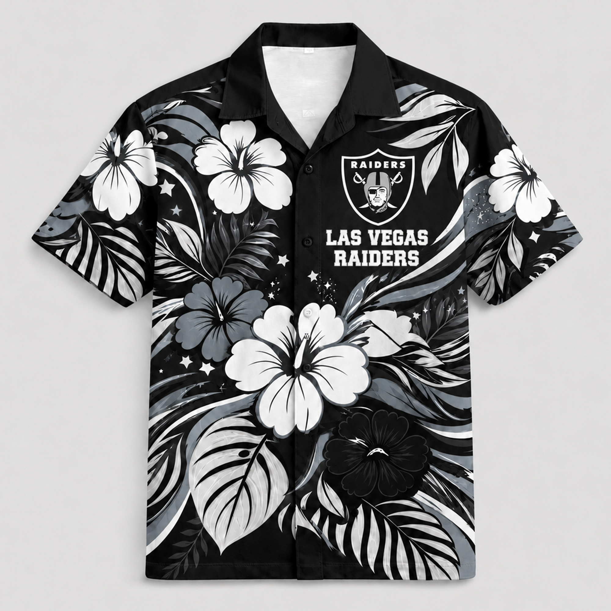 Las Vegas Raiders x Premium NFL Floral Hawaii Set TTH260501 - Image 2