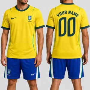 Brazil x Premium WC26 Personalized Soccer Set 3D Shirt TTH260502